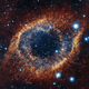 Illustration for article titled The Helix Nebula reveals the breathtaking birth of a white dwarf